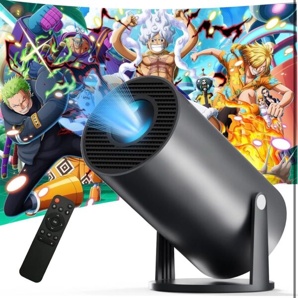 プロジェクター 家庭用 小型 4K 18000LM 天井投影 Android TV搭載 自動台形補正