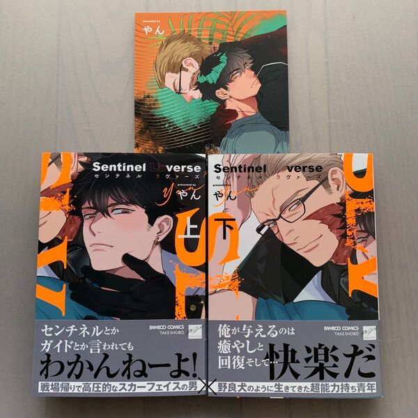 Sentinel Loverse センチネルラヴァーズ やん 上下 アニメイト上下巻連動購入特典4Pリーフレット付き