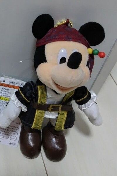 ★タグ付き★ディズニーシー ディズニーランド ディズニー ぬいぐるみバッジ カリブの海賊 パイレーツ ぬいば ミッキー ミニー