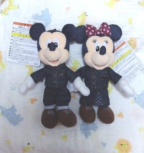 ★タグ付★ディズニーランド ディズニーシー ディズニー ぬいぐるみバッジ ぬいぐるみ ウエスタン ビッグサンダーマウンテン デニム