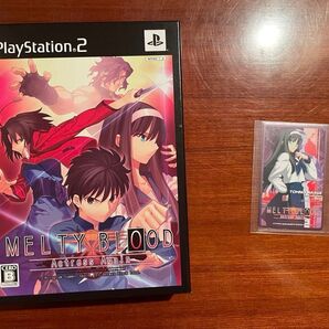メルティブラッド アクトレスアゲイン 限定版 予約特典の遠野秋葉テレカ(新品未使用)付き 動作確認済み