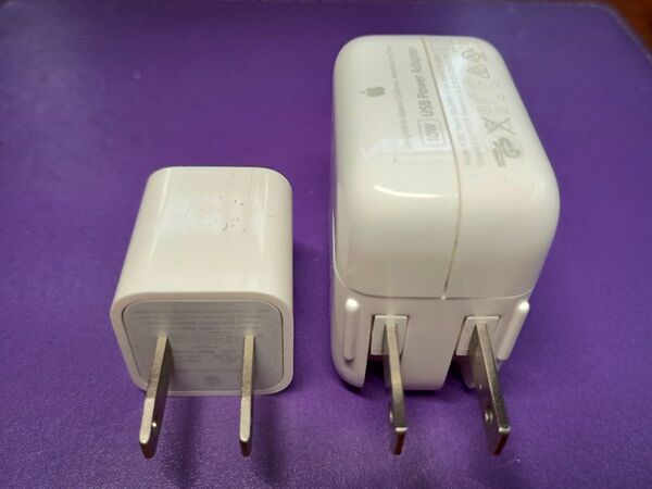 Apple 純正 USB電源アダプタ 2個セット 5W/10W