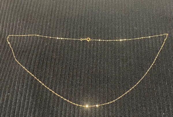新品 K18金チェーンネックレスゴールド 18金ゴールドネックレス k18 ゴールド チェーン ネックレス アクセサリー