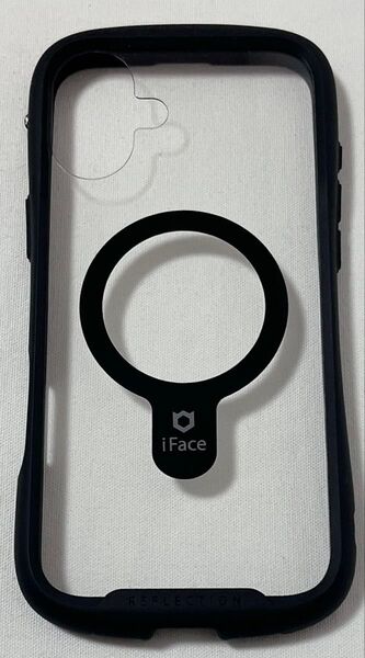 iFace MagSafe 対応 iPhone 16 Plus ケース MagSynq クリア 強化ガラス(ブラック)