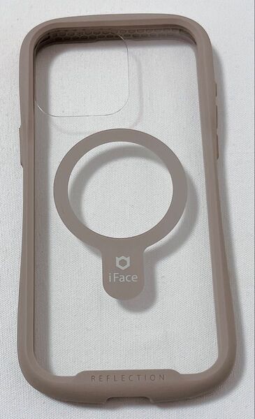 iFace Magnetic iPhone 15 Pro Max ケース MagSafe 対応 クリア 強化ガラス (ベージュ)