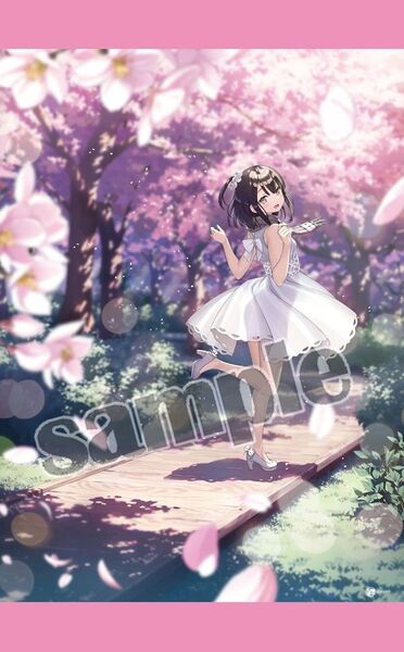 正規品 未開封 カントク B1Wスエードタペストリー 桜道 軸中心派 5年目の放課後 しずく