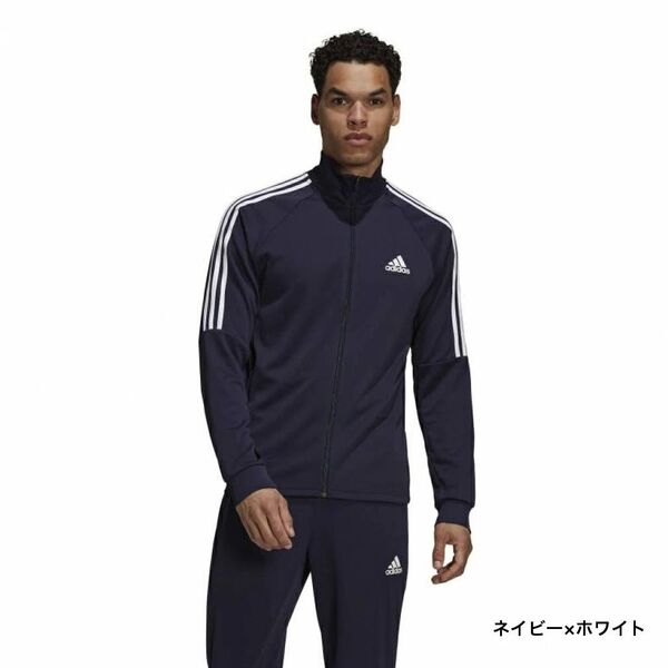 アディダス メンズ ジャージ 上下セット ネイビー M