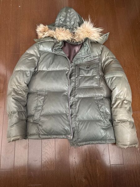 ダウンジャケット DUVETICA MONCLER ダウン ダウンコート デュベティカ L XL モンクレール