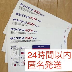 匿名配送 ゆうパケットポストmini専用封筒 梱包資材 5枚セット