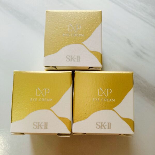 SKⅡ LXP 金継ぎシリーズ 超濃縮ピテラ配合アイクリーム(目元用クリーム)3g×3個