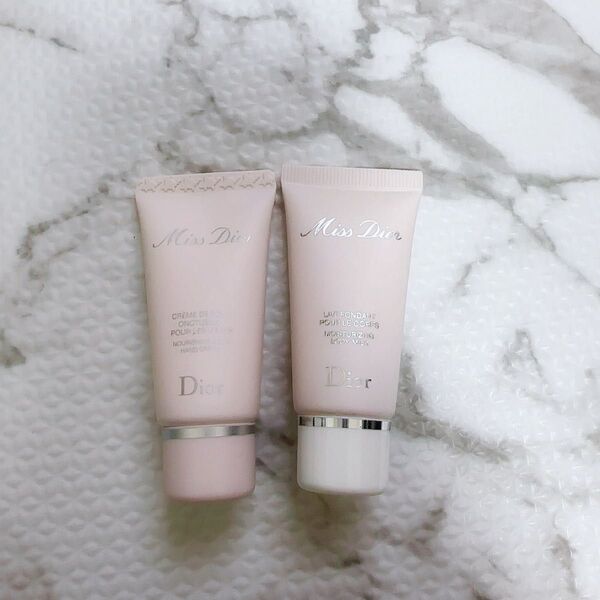 新品 Dior/ミスディオールハンドクリーム、ボディミルク20ml サンプル品