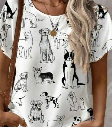 犬柄 シャツ