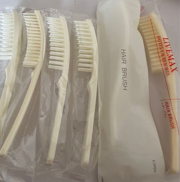 アメニティヘアブラシ 個包装10本セット まとめ売り