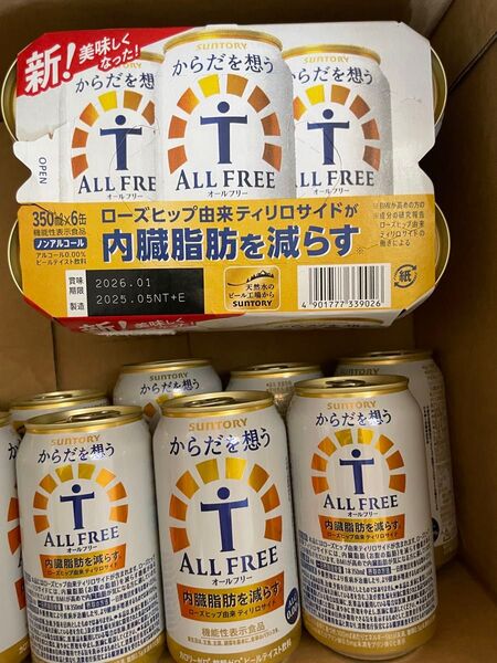 からだを想う オールフリー ノンアルコール ビール 350ml 12本