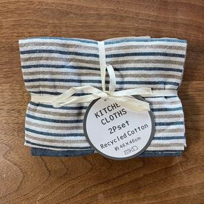 Studio CLIP キッチンクロス 2枚セット リサイクルコットン 未使用