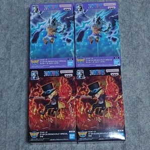 ワンピース ワールドコレクタブルフィギュア SPECIAL サボ ×2, ルフィギア5 ×2