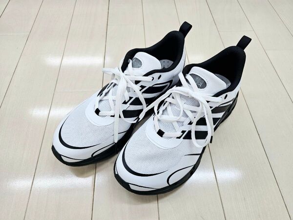 【新品/希少】アディダス ベンティス クライマクール シューズ ホワイト/ブラック 27.5cm 正規品 白黒 adidas