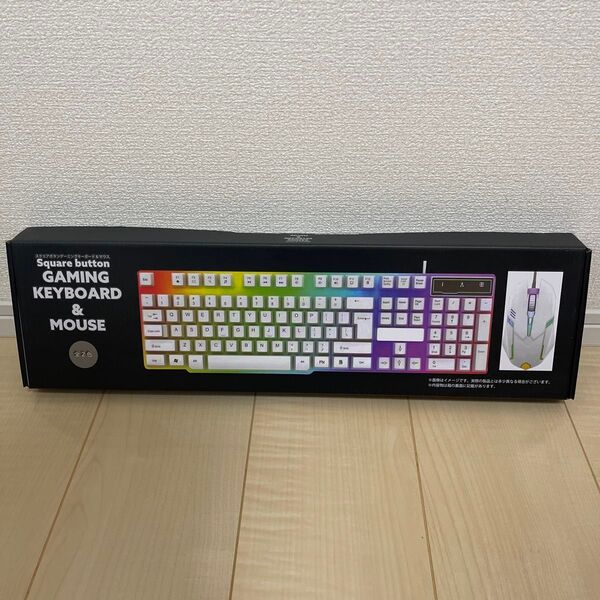 スクエアボタンゲーミングキーボード&マウス