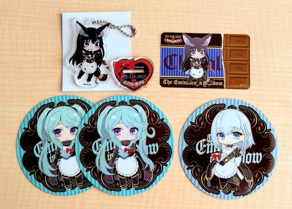 バラ売り可 陰の実力者になりたくて! AMOCAFE ベータ デルタ イプシロン コースター アクスタ ステッカー