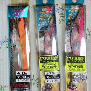 アオリイカ用 エギ各種 未使用3品
