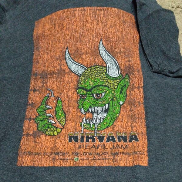 NIRVANA PEARL JAM 1991年製 ヴィンテージ Tシャツ MADE IN USA