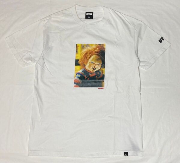 FTC chucky エフティーシー L チャッキー tシャツ TEE 半袖 コラボ ロゴ プリント ホワイト しろ
