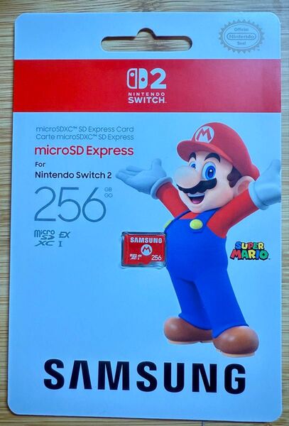 SanDisk microSD Express Card 256GB for Nintendo Switch 2 メモリーカード