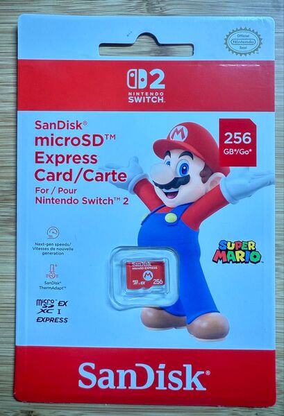 SanDisk microSD Express Card 256GB for Nintendo Switch 2 メモリーカード