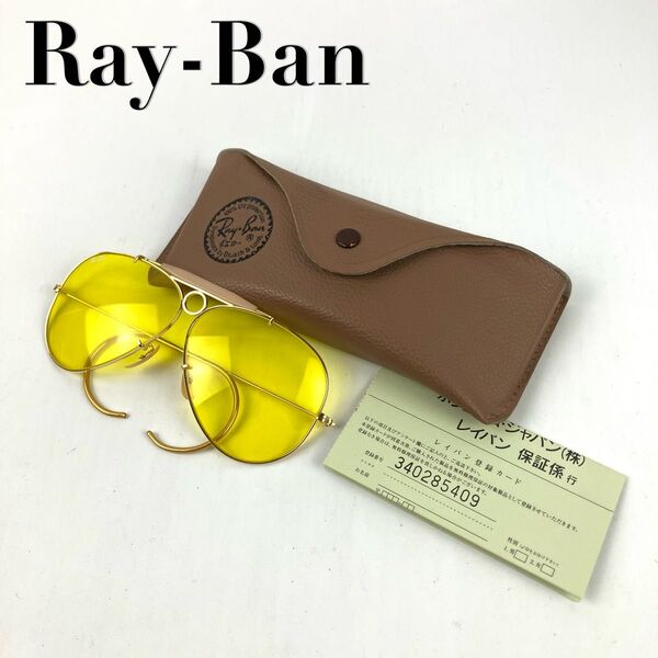 美品 Ray-Ban レイバン B&L サングラス シューター カリクローム ボシュロム社製 メタルフレーム