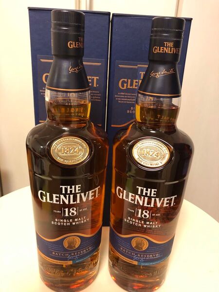 ザ・グレンリベット18年 2本セット GLENLIVET ウイスキー (箱付)