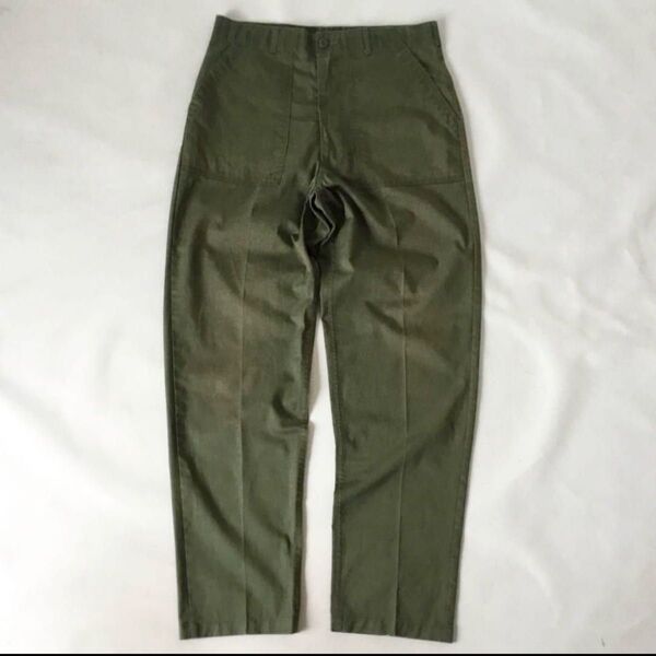 W36◎80s/米軍実物★ファティーグパンツ■ベイカーパンツ ワークパンツ 古着 80s ヴィンテージ