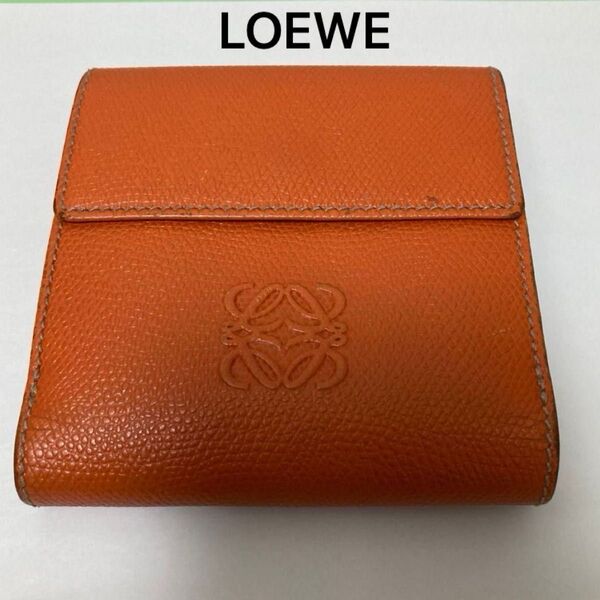 LOEWE ロエベ アナグラム レザーウォレット 折り財布