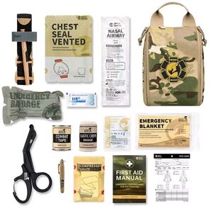 訳あり特価 新品 実物 RHINO TACTICAL 米国FDA認証 IFAKキット マルチカム 米軍 ウクライナ