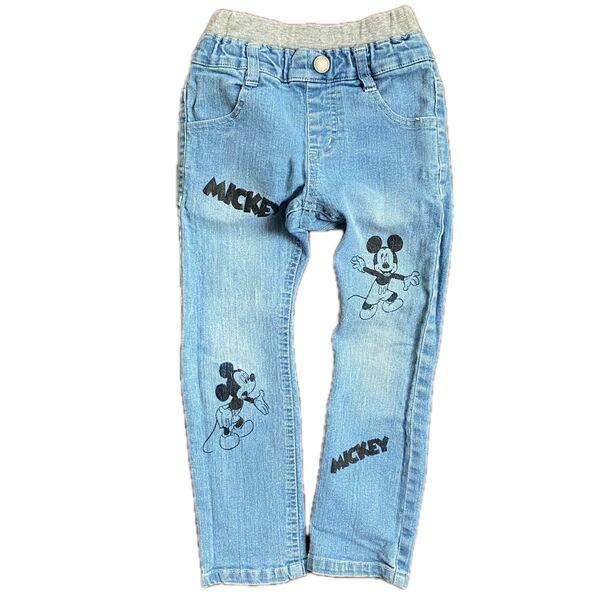 BABY DOLL ベビードール ミッキーマウス デニムパンツ キッズ 110