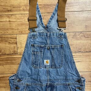 Carhartt オーバーオール デニム インディゴブルー 古着