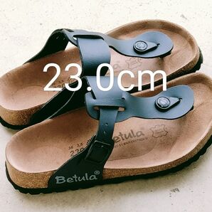 ビルケンシュトック Betula 23.0cm ベチュラ サンダル 黒 ブラック 36 BIRKENSTOCK トング