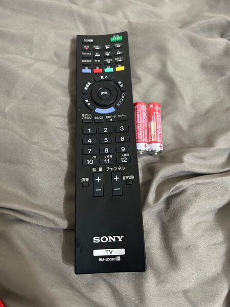 新品電池付き SONY BRAVIA 純正 テレビ リモコン RM-JD020