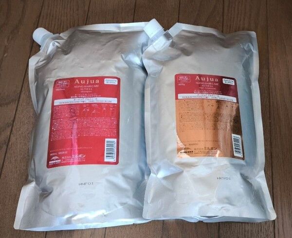 Aujua オージュア アルティール シャンプー 1800ml トリートメント 1800g 詰め替えセット