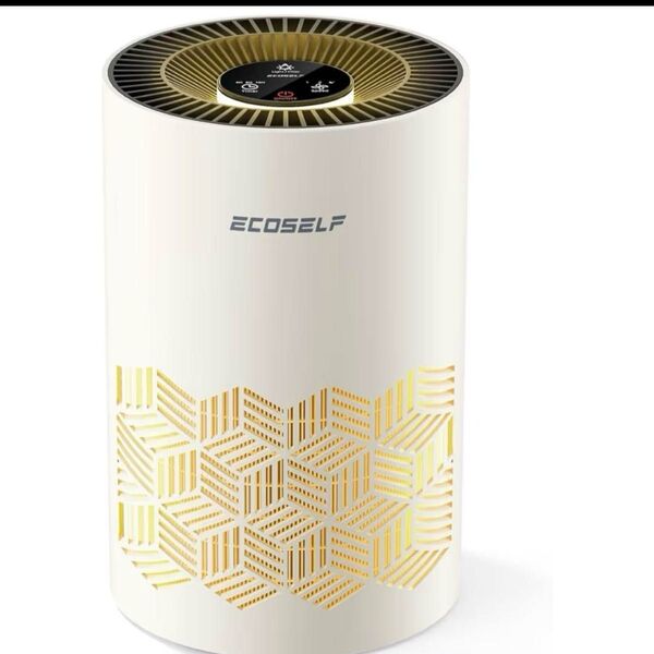 ECOSSELF 空気清浄機 小型 12畳 極静音 軽量 脱臭/PM2.5