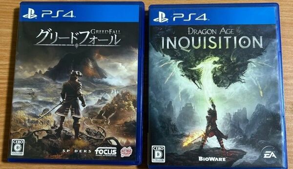 PS4ソフト グリードフォール&ドラゴンエイジ 2本セット