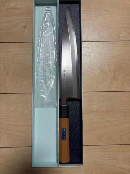 青木刃物 堺孝行 PC柄 身卸出刃 27㎝ モリブデン鋼 未使用 出刃包丁 ②