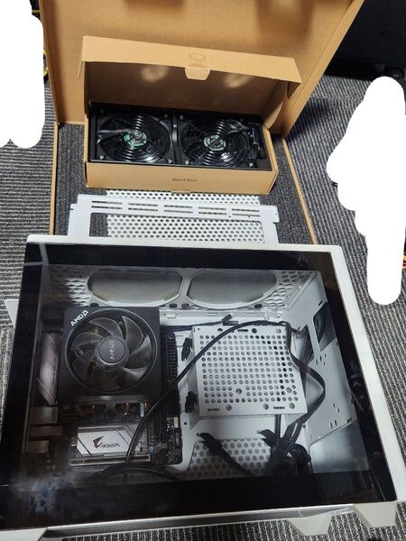 【中古】COOLER MASTER MASTERBOX NR200P 【JUNK】B450i AORUS PRO WIFI