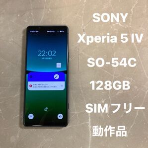SONY Xperia 5 IV SO-54C 6.1インチ メモリー8GB ストレージ128GB グリーン SIMフリー 動作品