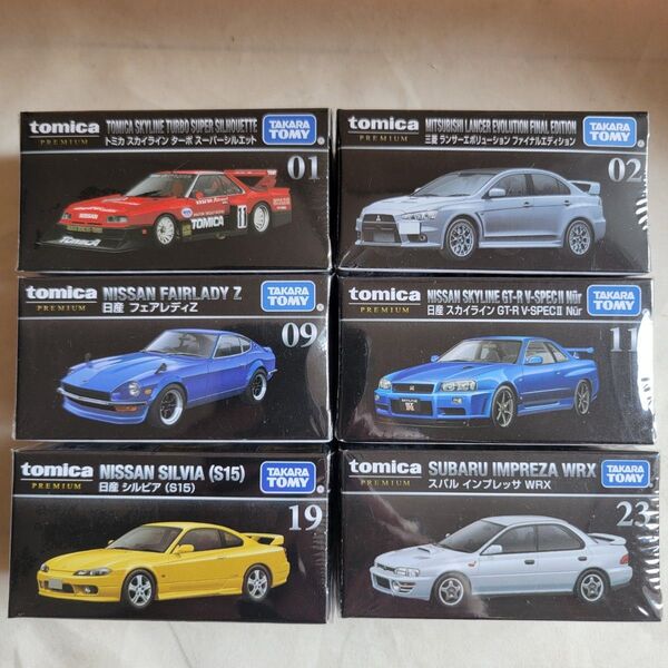 トミカプレミアム ミニカー 6台セット まとめ tomica