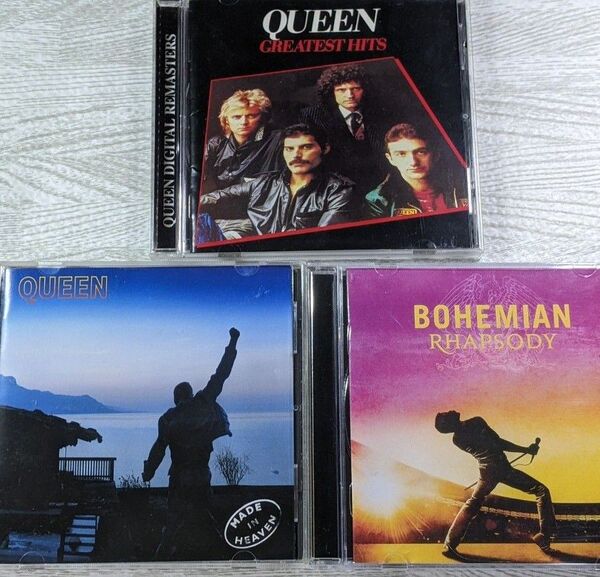 QUEEN クイーン GREATEST HITS MADE IN HEAVEN BOHEMIAN PHAPSODY CD3枚