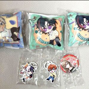 【お値下げ】にじさんじ くら寿司 缶バッジ めじるしチャーム クッションチャーム おまとめフレン・E・ルスタリオ