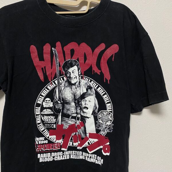 ハードコアチョコレート 処刑軍団ザップ シャツ 半袖 Sサイズ 廃盤 稀少 Tシャツ 黒 ブラック