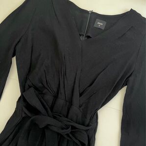 【11/11削除予定】ブラック 黒 ワンピース 涼しい 長袖 袖かわいい