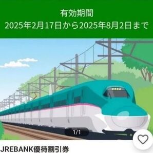 JR東日本 JRE Bank優待割引券×2