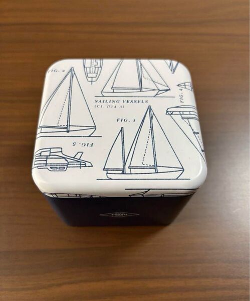 FOSSIL セーリングボートデザイン 空き缶